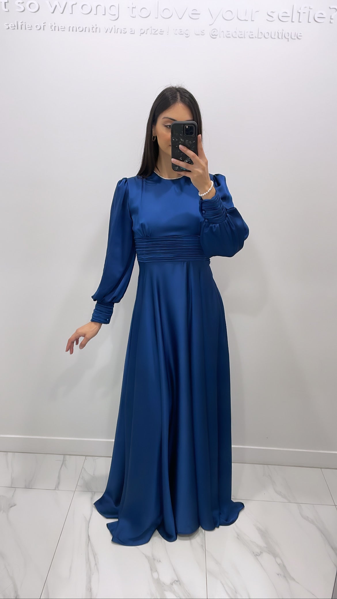 Annika Dress - Navy