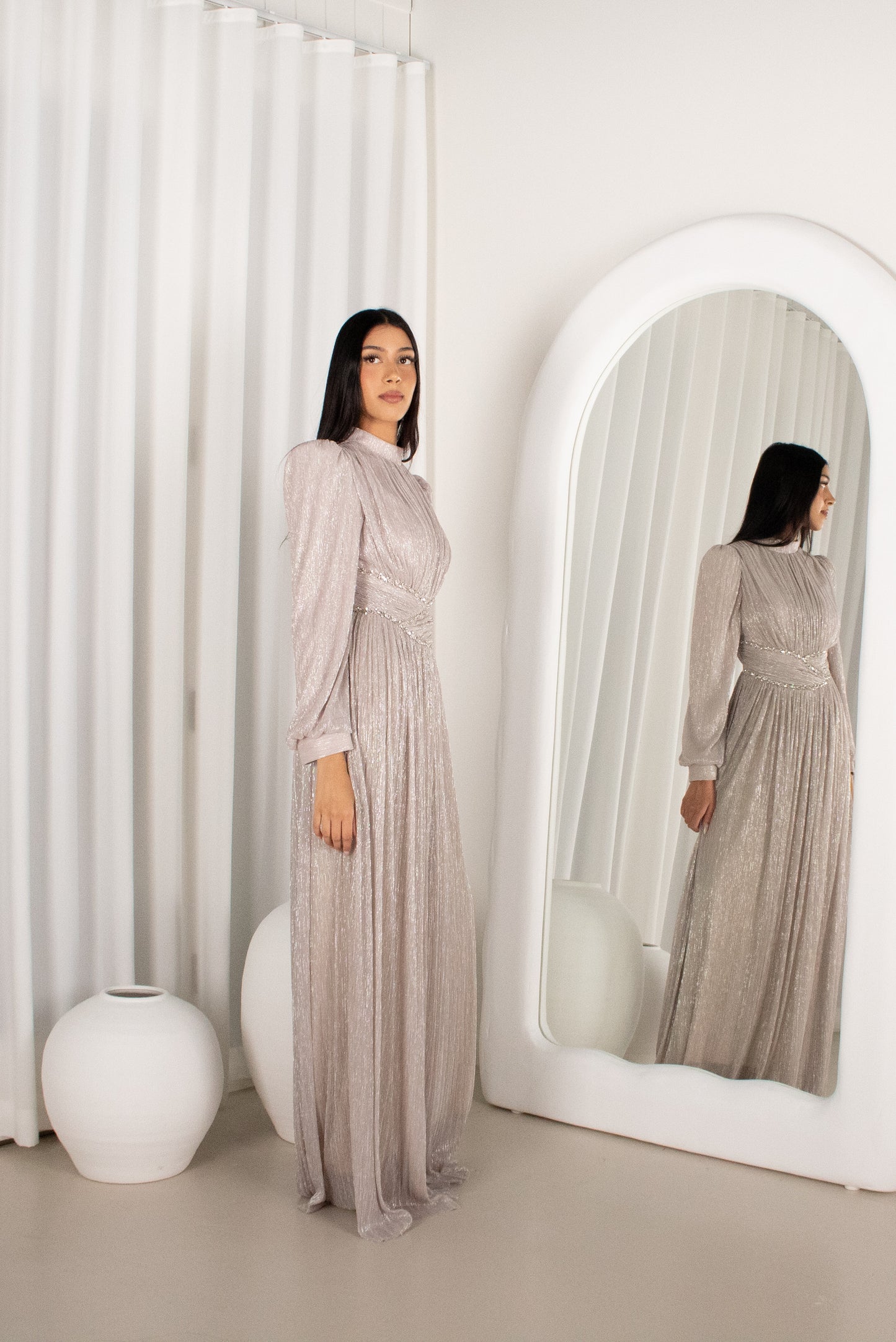 The HARA Gown - Silver