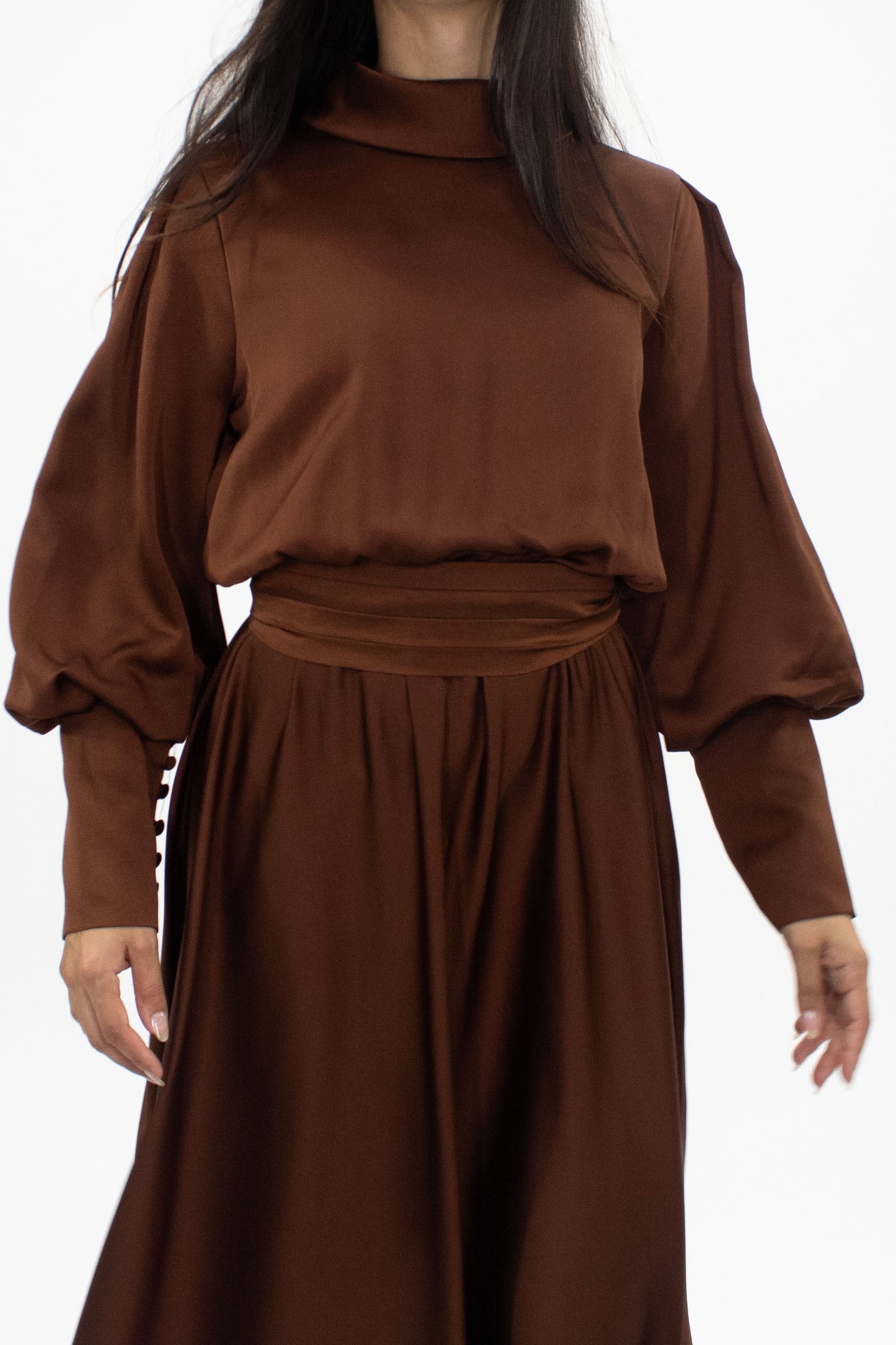 Kalani Dress - Brown