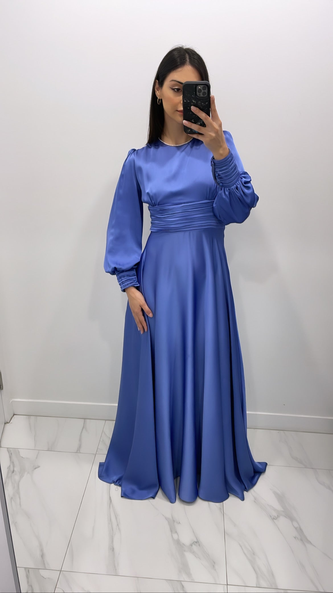 Annika Dress - Baby Blue