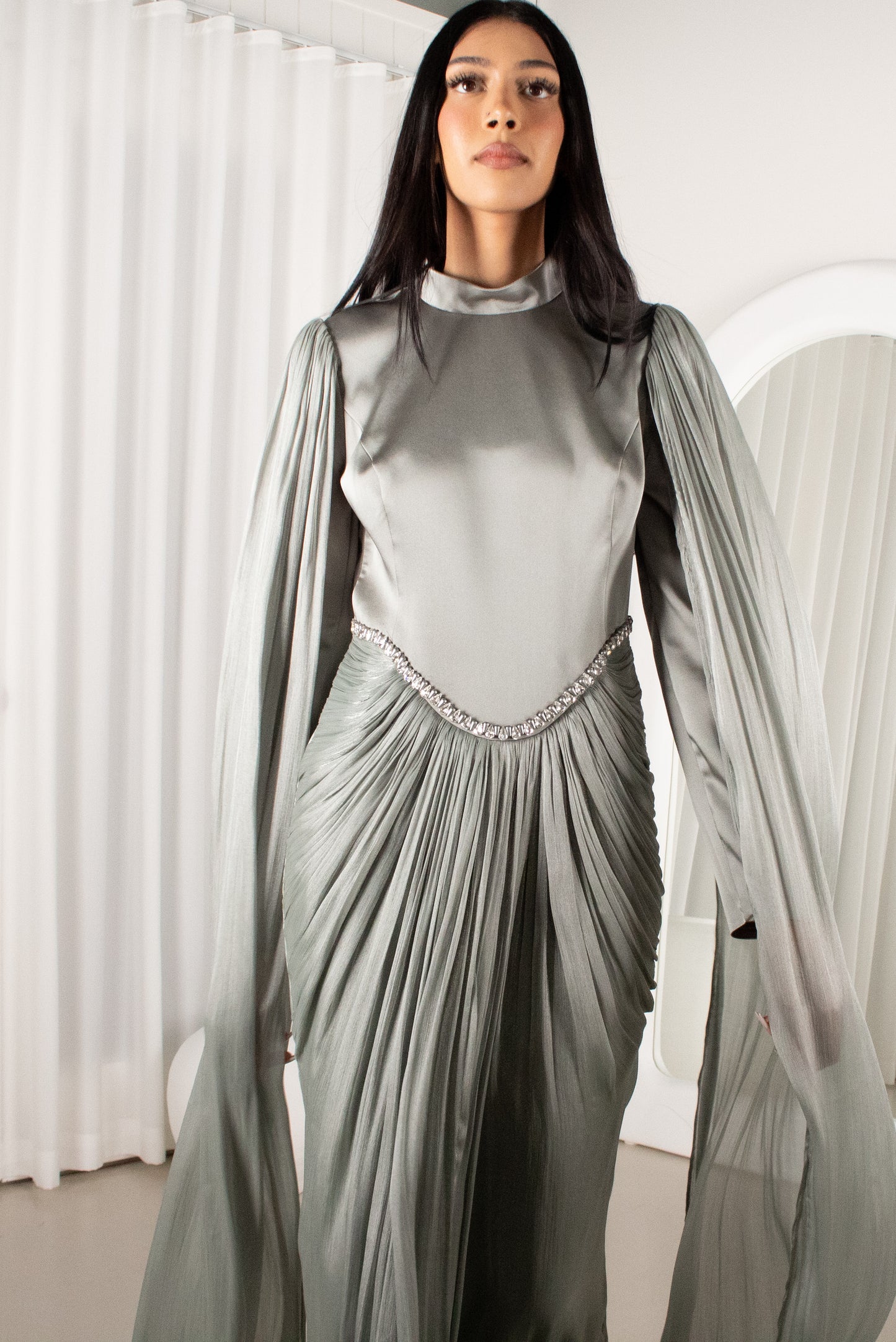 The BAYDAH Gown - Sage