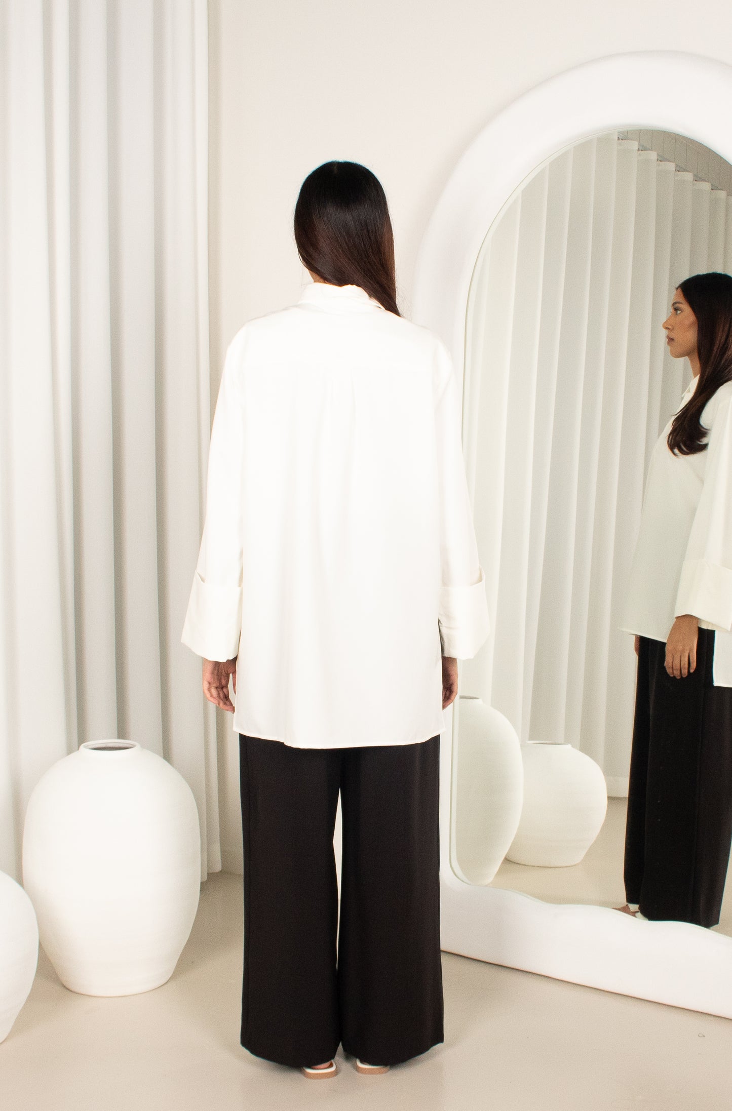 Nisa' Top - White