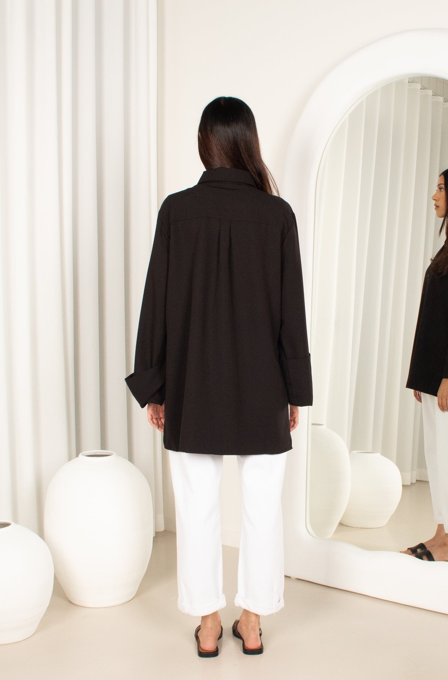 Nisa' Top - Black