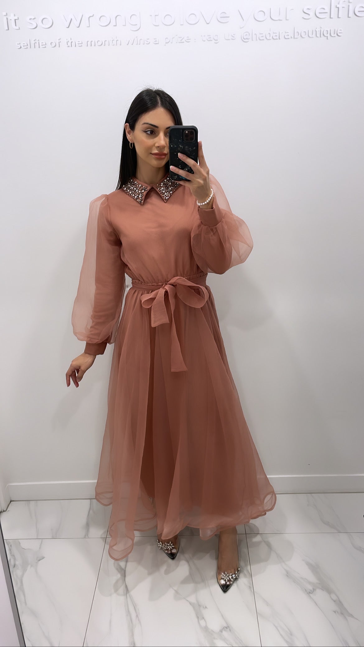 Acacia Dress - Salmon