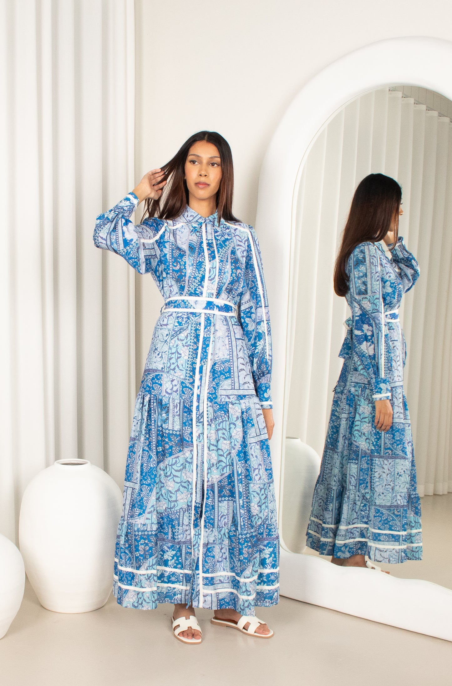 Eliza Dress - Blue