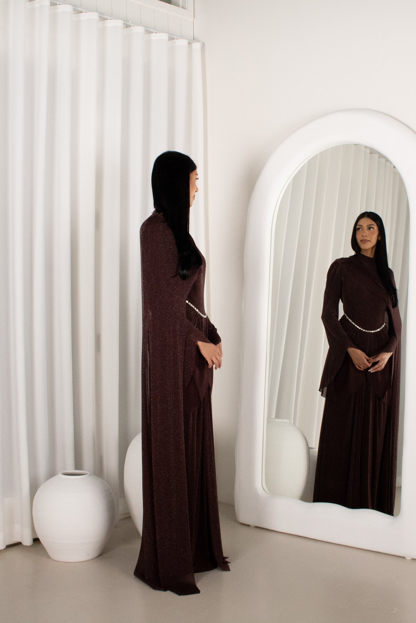 The HIRAH Gown - Brown