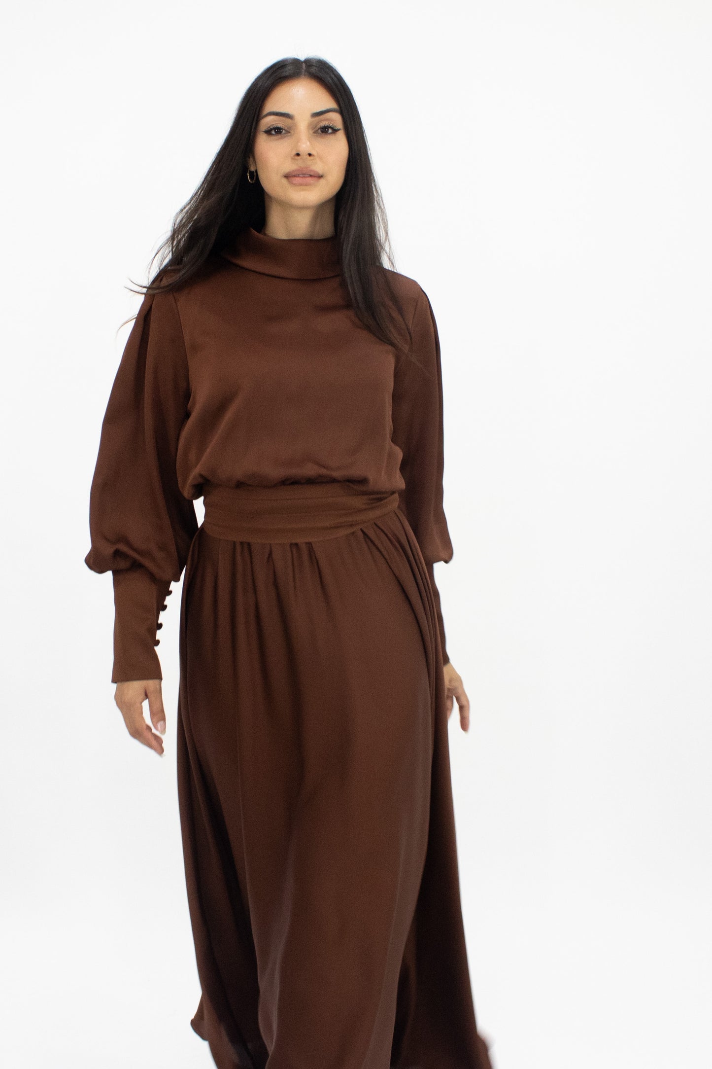 Kalani Dress - Brown