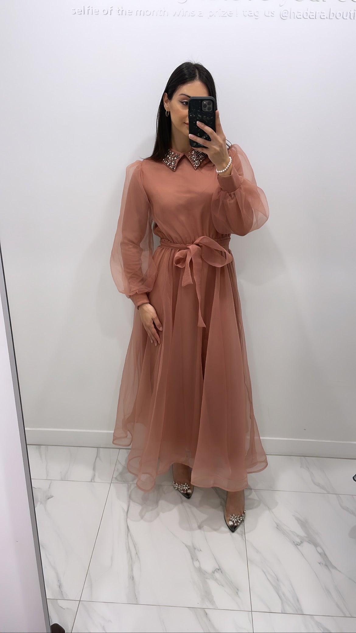 Acacia Dress - Salmon
