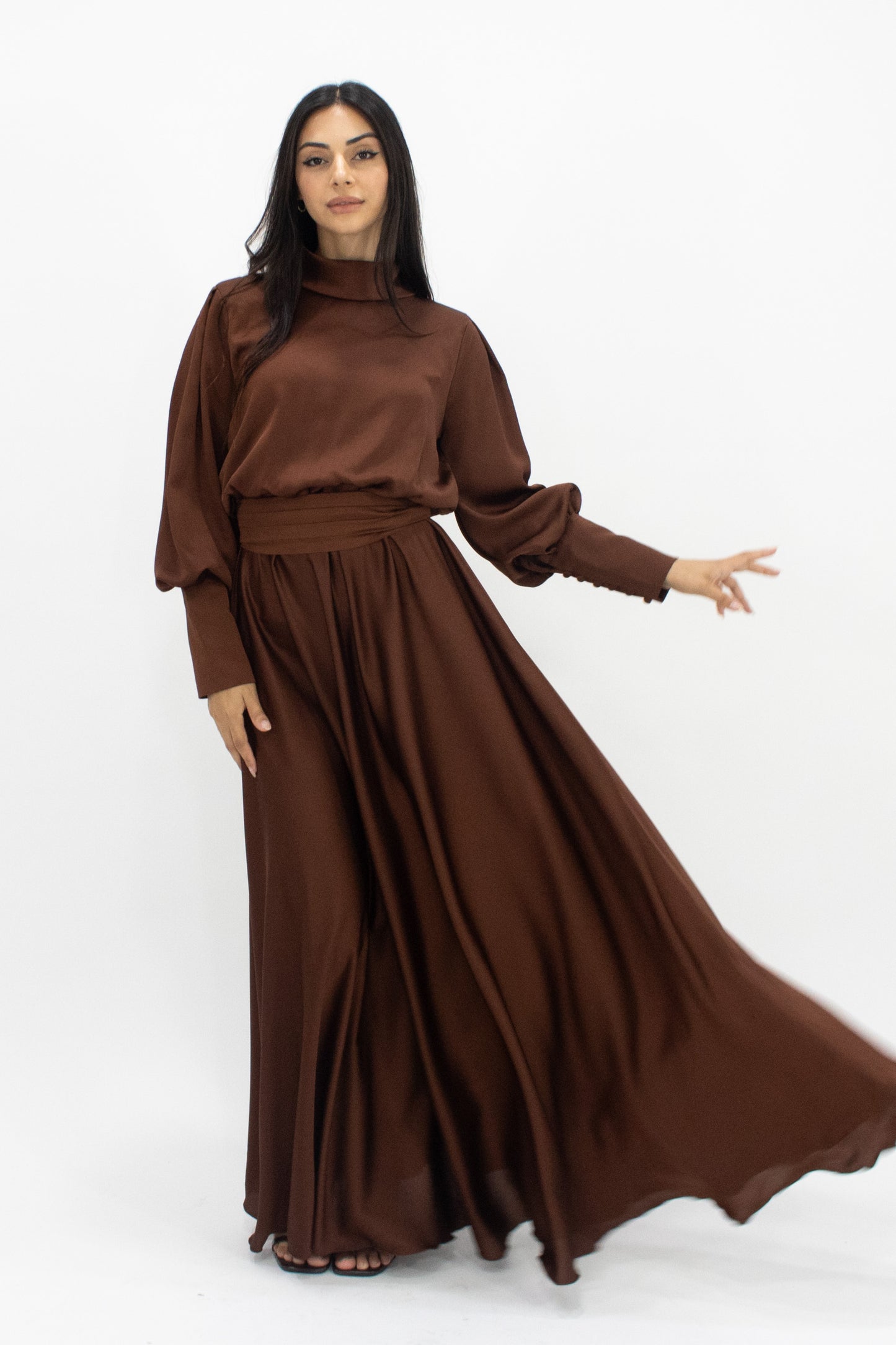 Kalani Dress - Brown