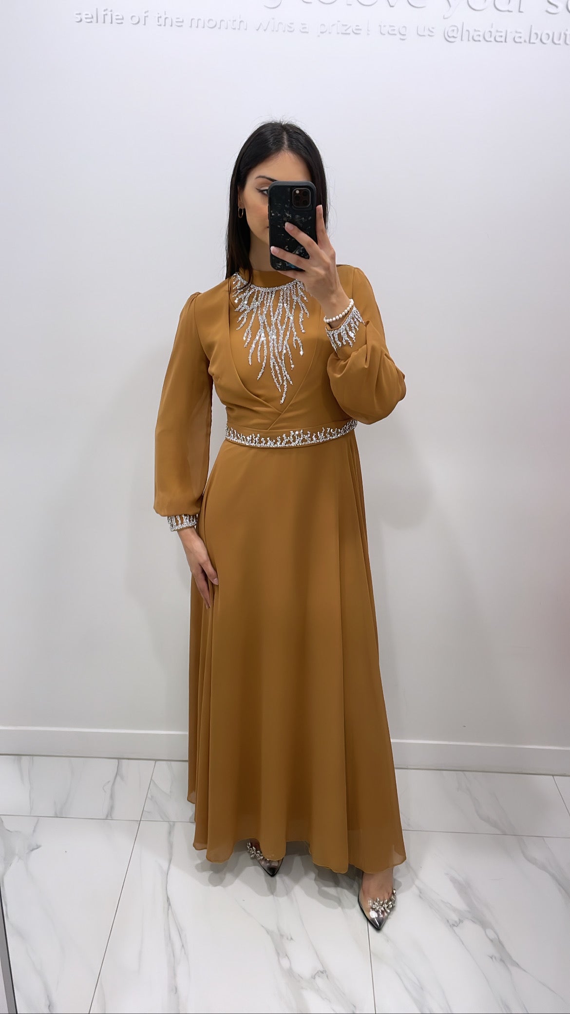 Savannah gown - Mustard