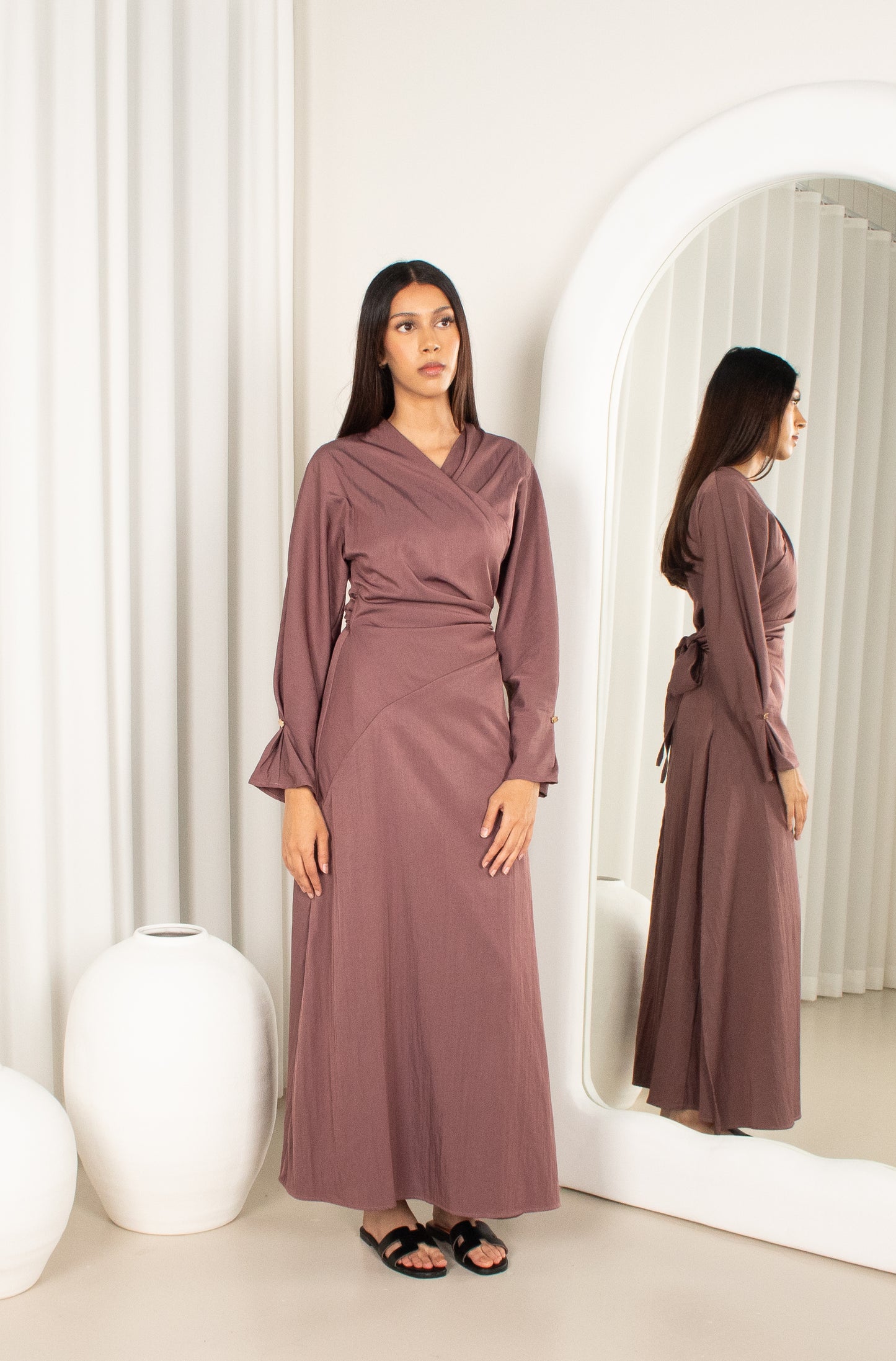 Lara Dress - Mauve