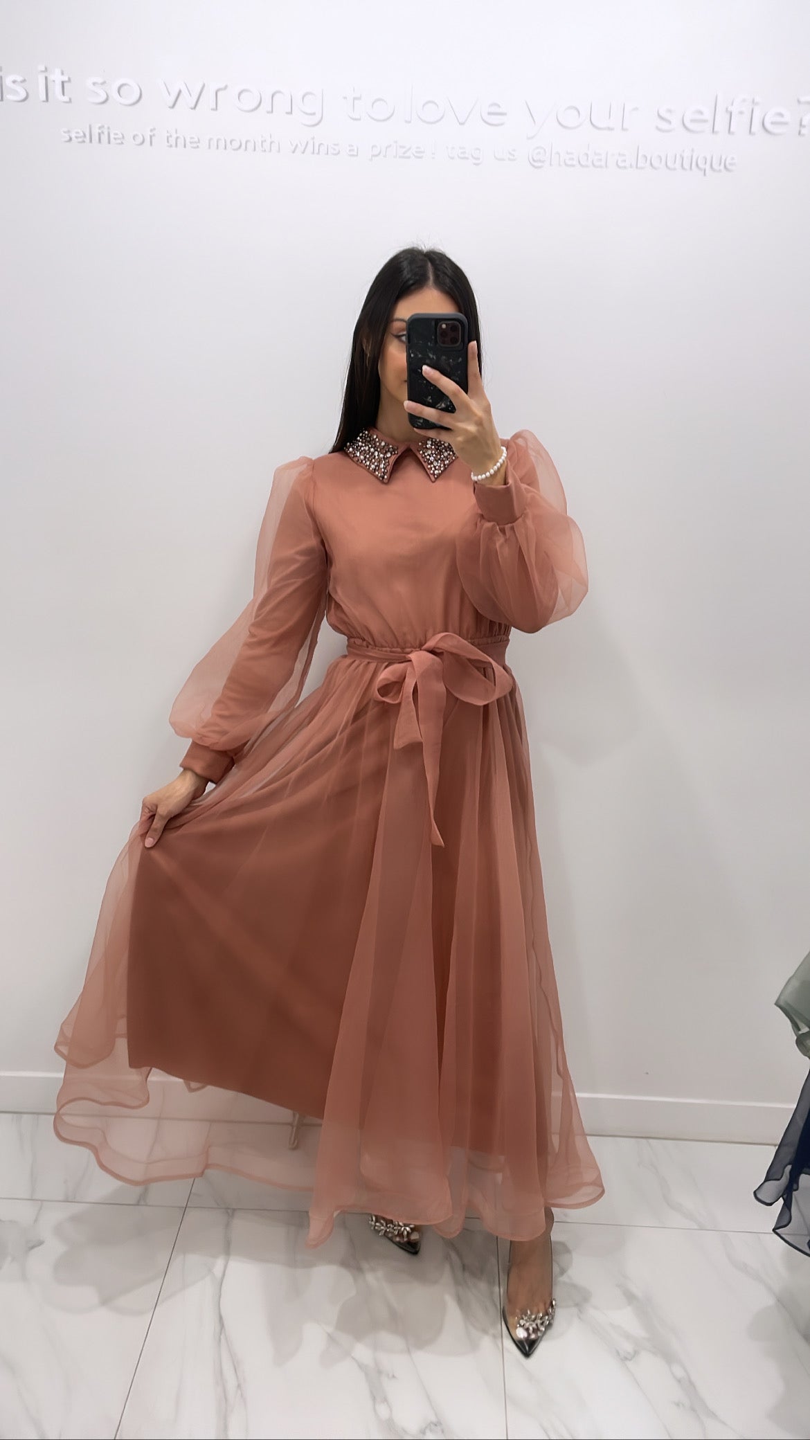 Acacia Dress - Salmon