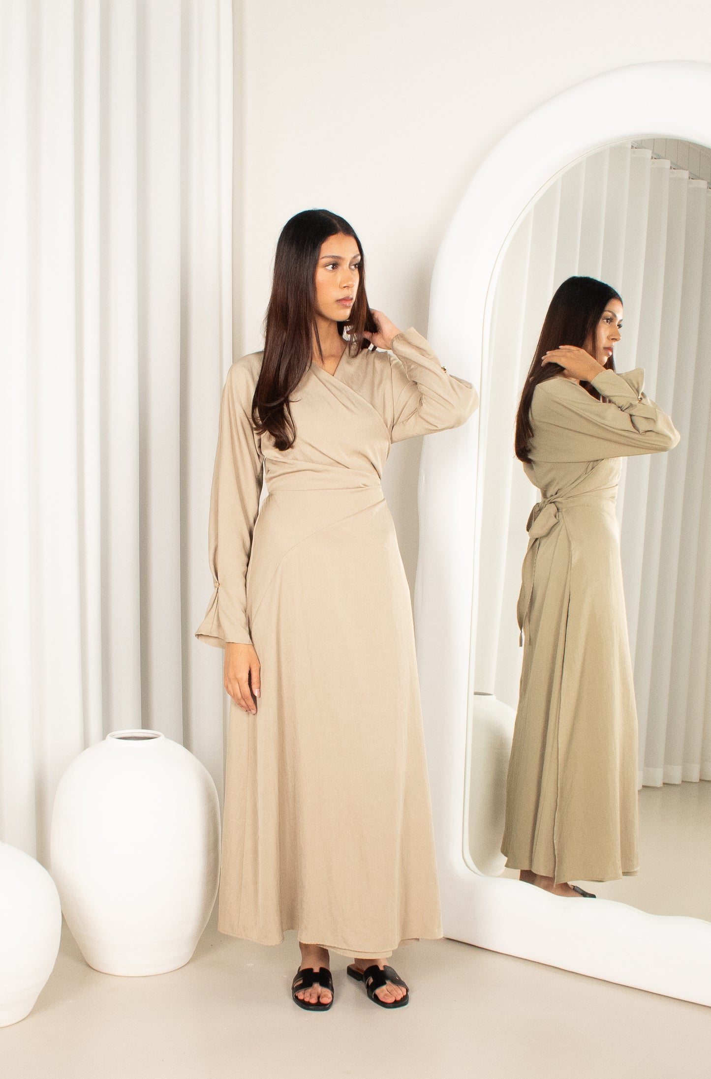Lara Dress - Beige