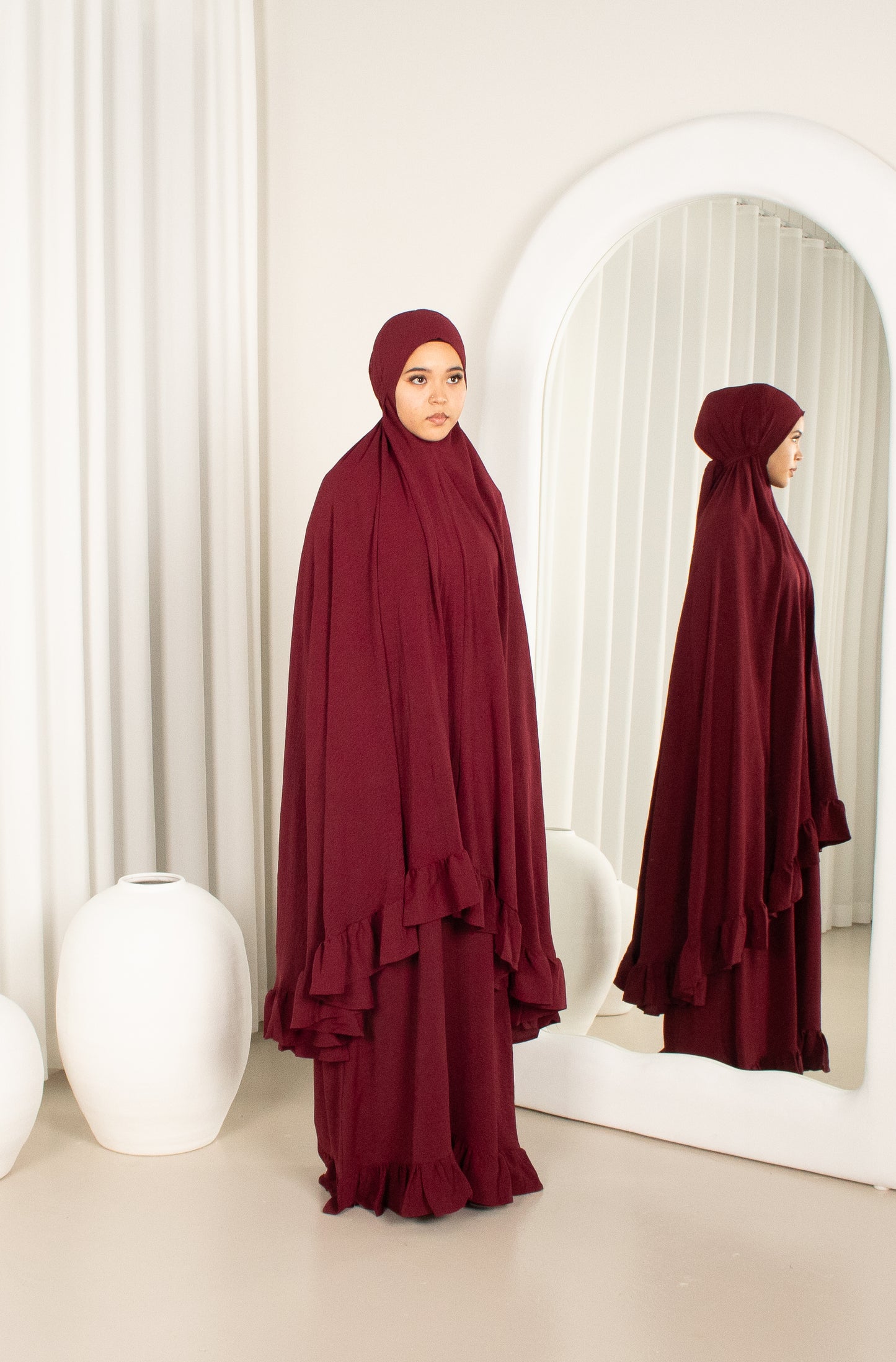 Anam Prayer Set - Burgundy