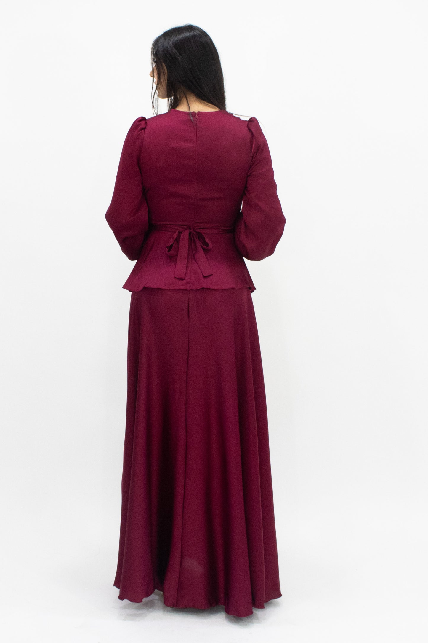 Maya Gown - Maroon