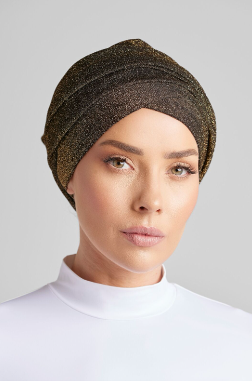BRONZE SHIMMER TURBAN
