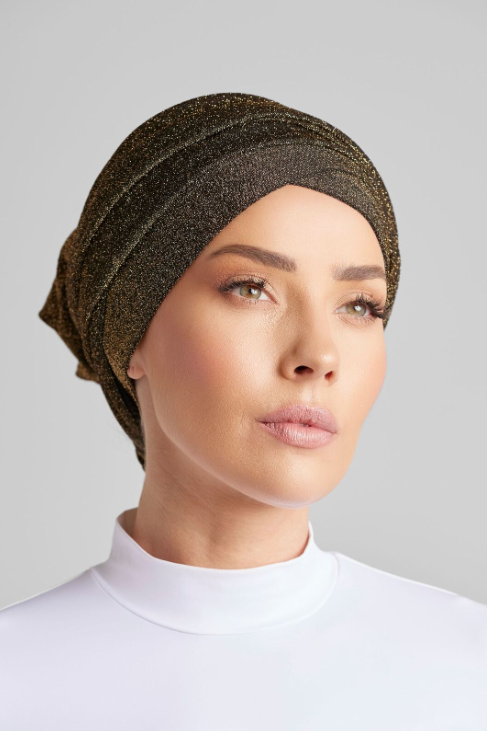 BRONZE SHIMMER TURBAN