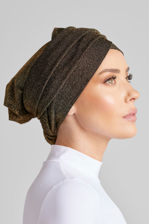 BRONZE SHIMMER TURBAN