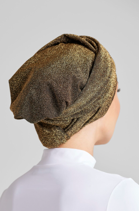 BRONZE SHIMMER TURBAN