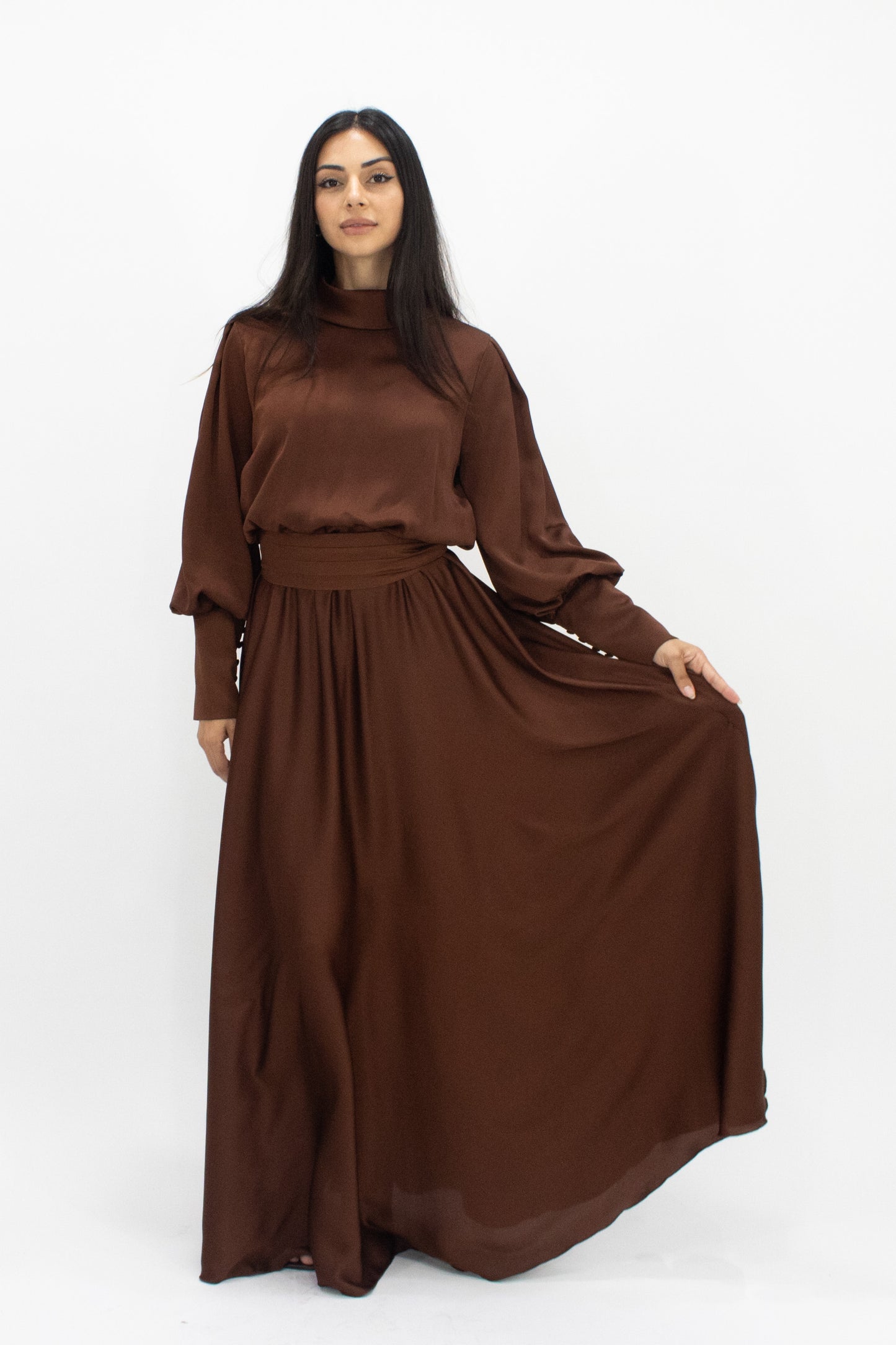 Kalani Dress - Brown