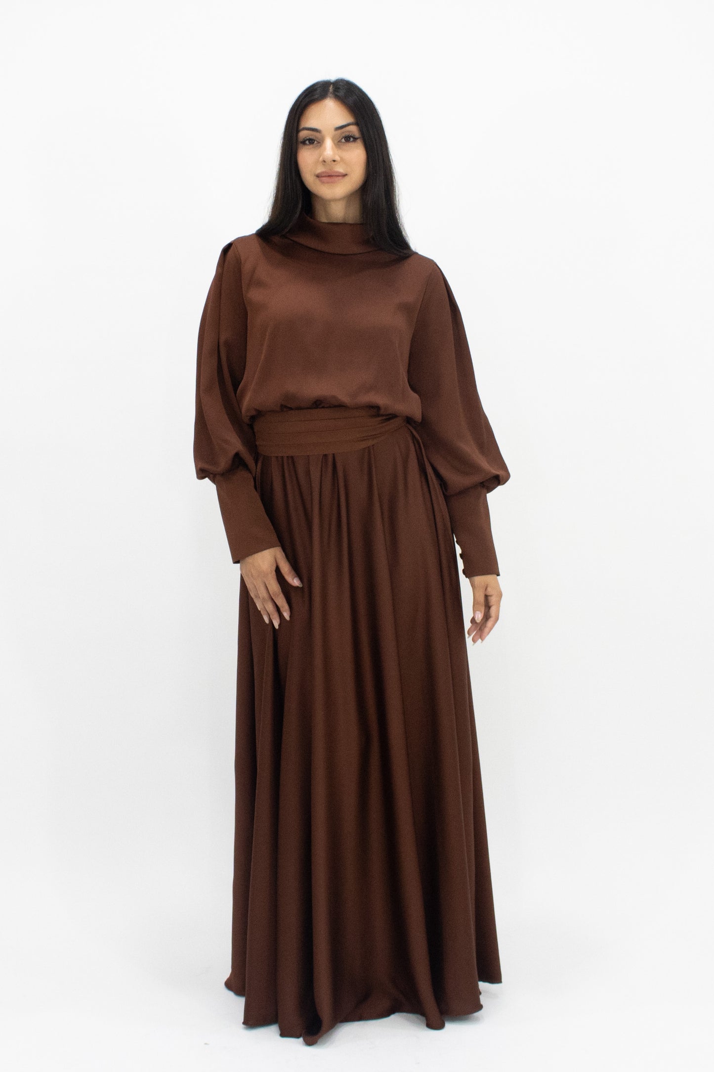 Kalani Dress - Brown