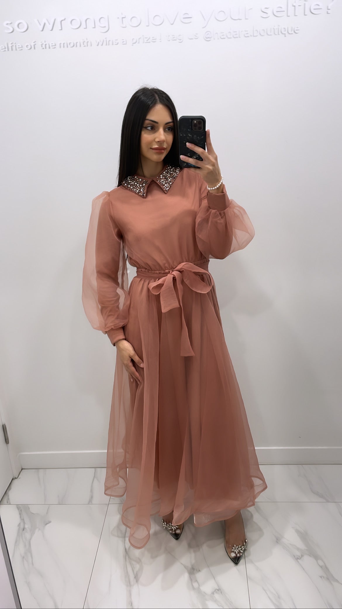 Acacia Dress - Salmon