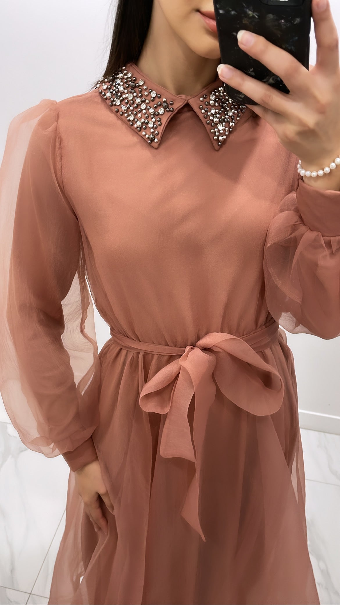 Acacia Dress - Salmon