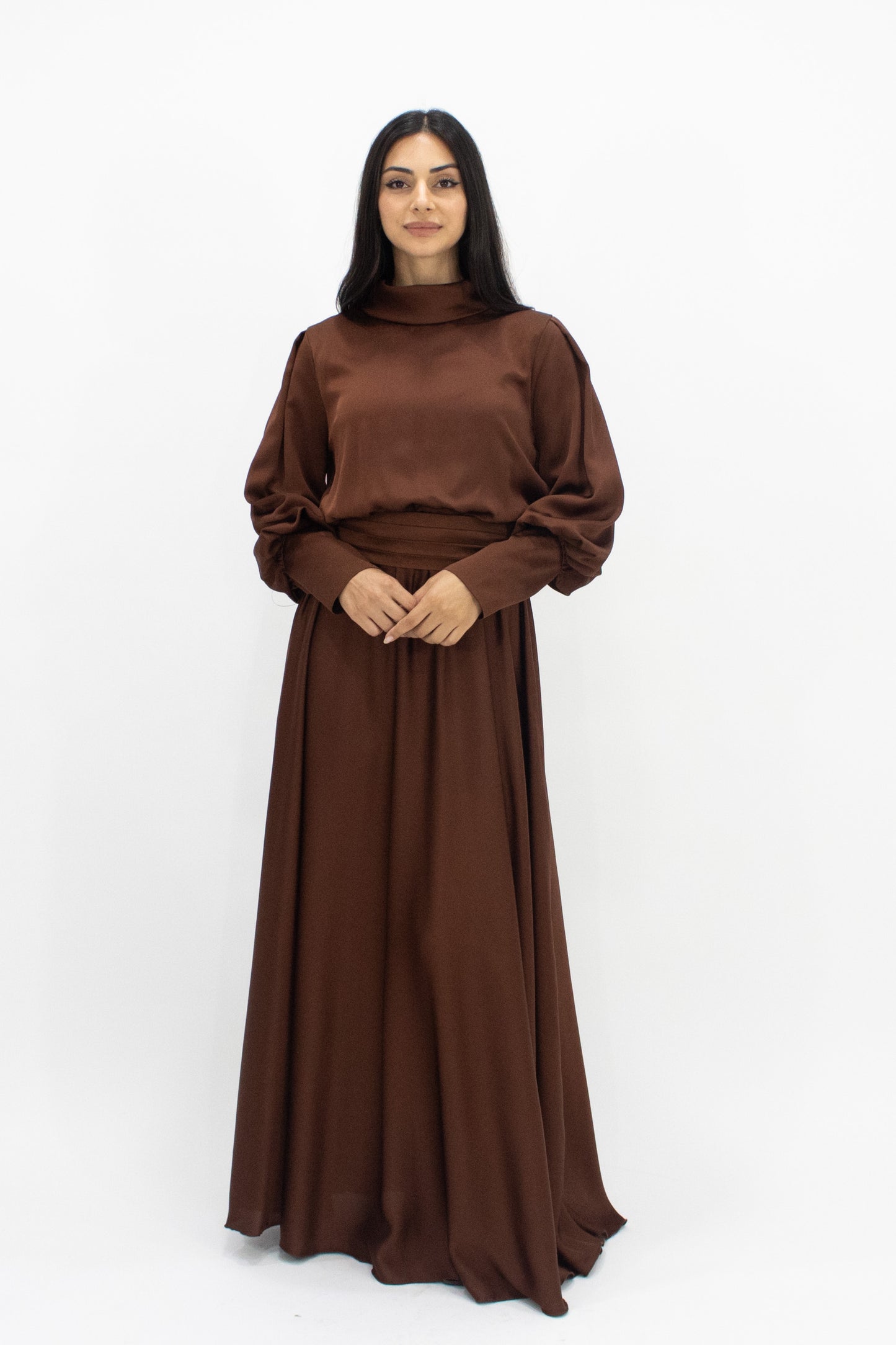Kalani Dress - Brown