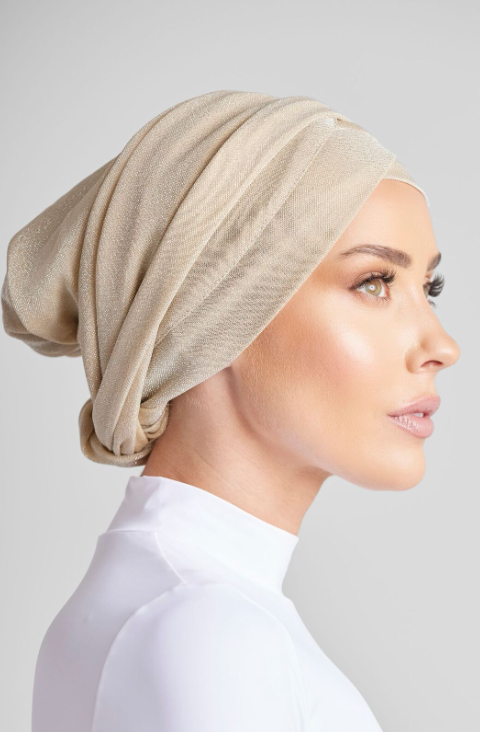 GOLD SHIMMER TURBAN