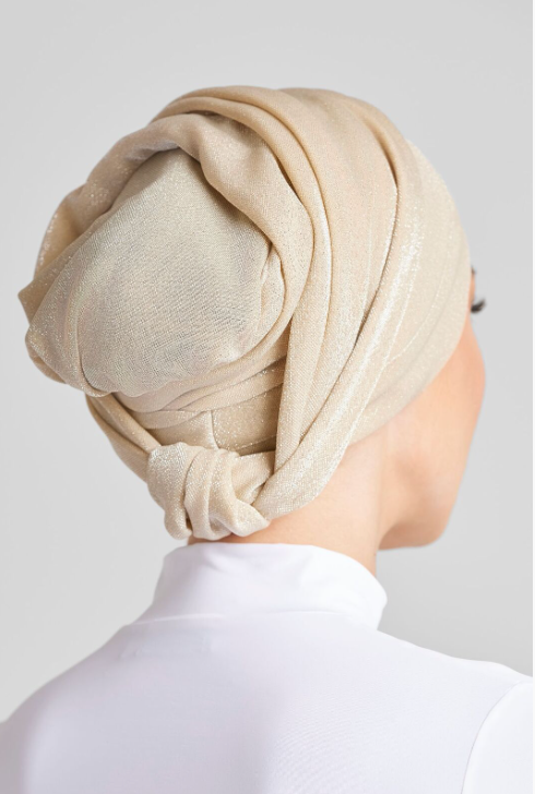 GOLD SHIMMER TURBAN