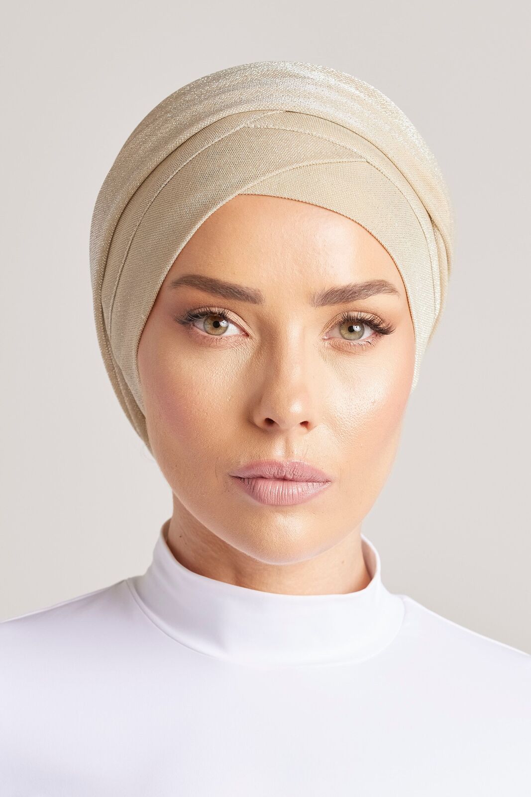 GOLD SHIMMER TURBAN