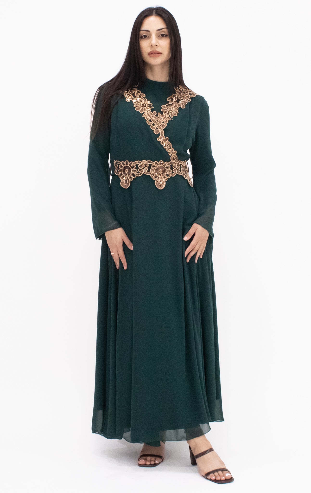 Lyra dress - Dark Emerald