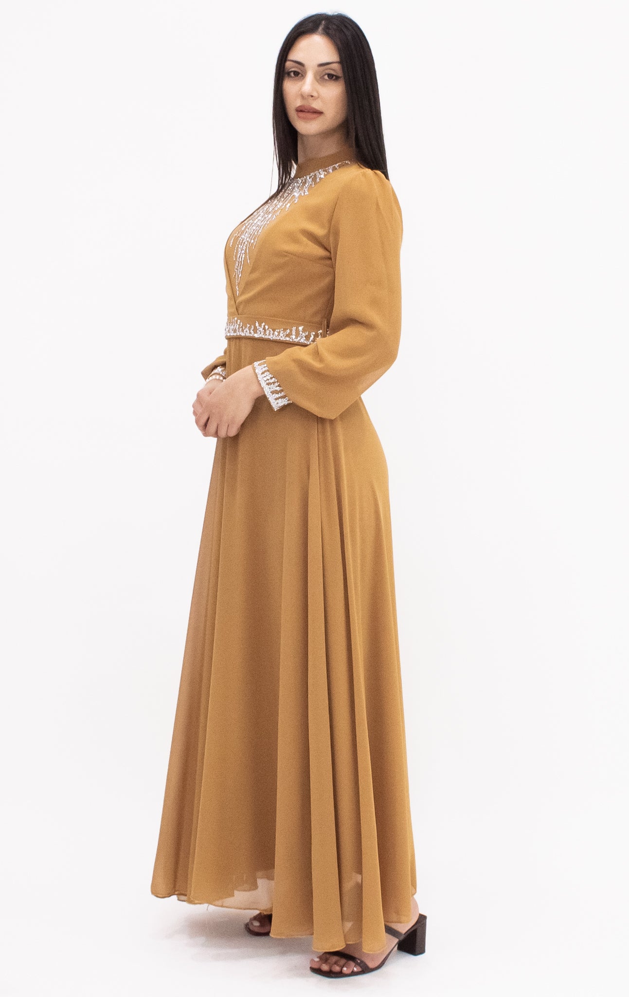 Savannah gown - Mustard