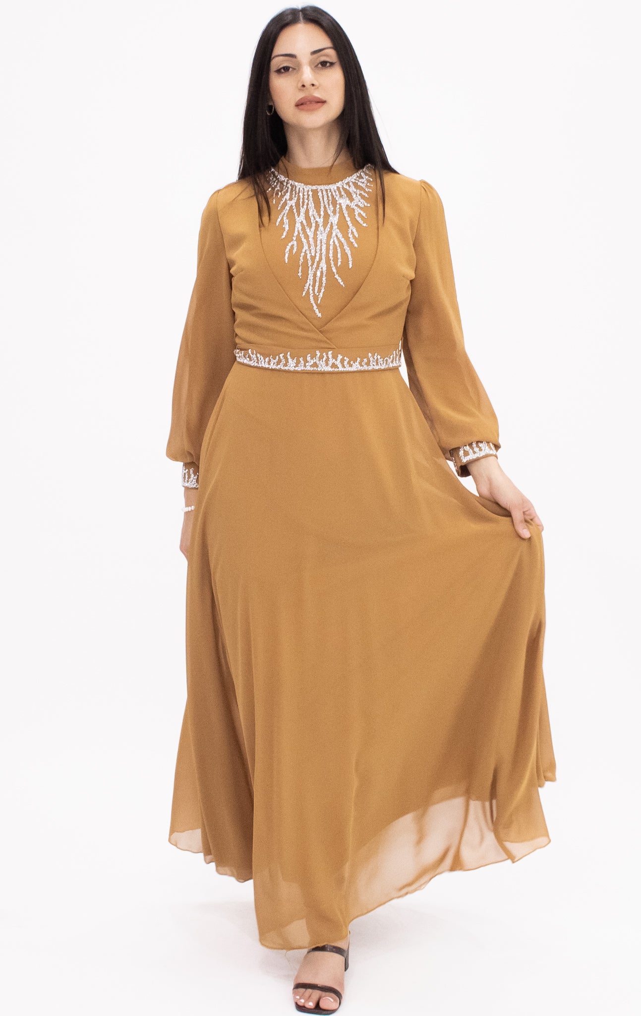 Savannah gown - Mustard