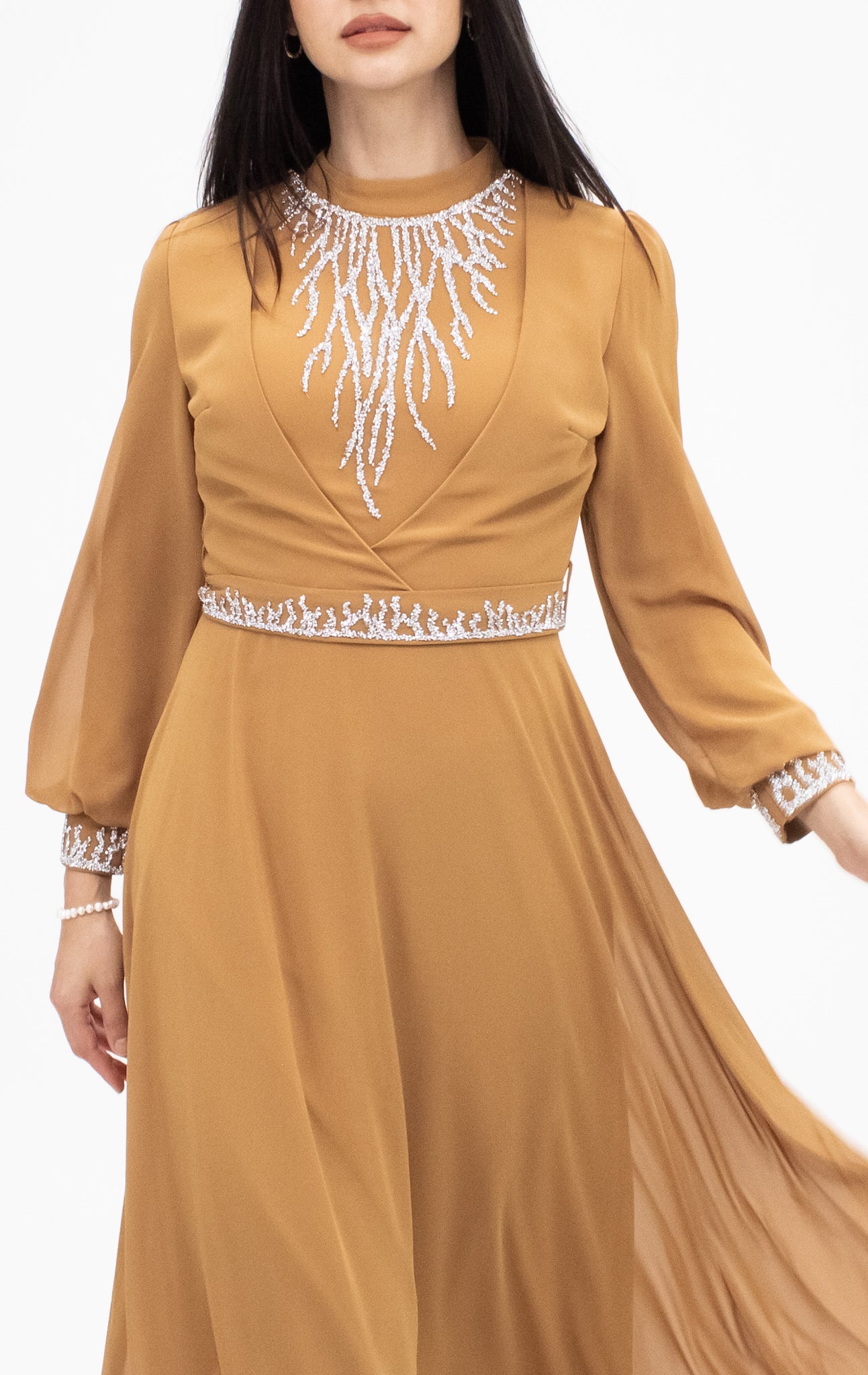 Savannah gown - Mustard