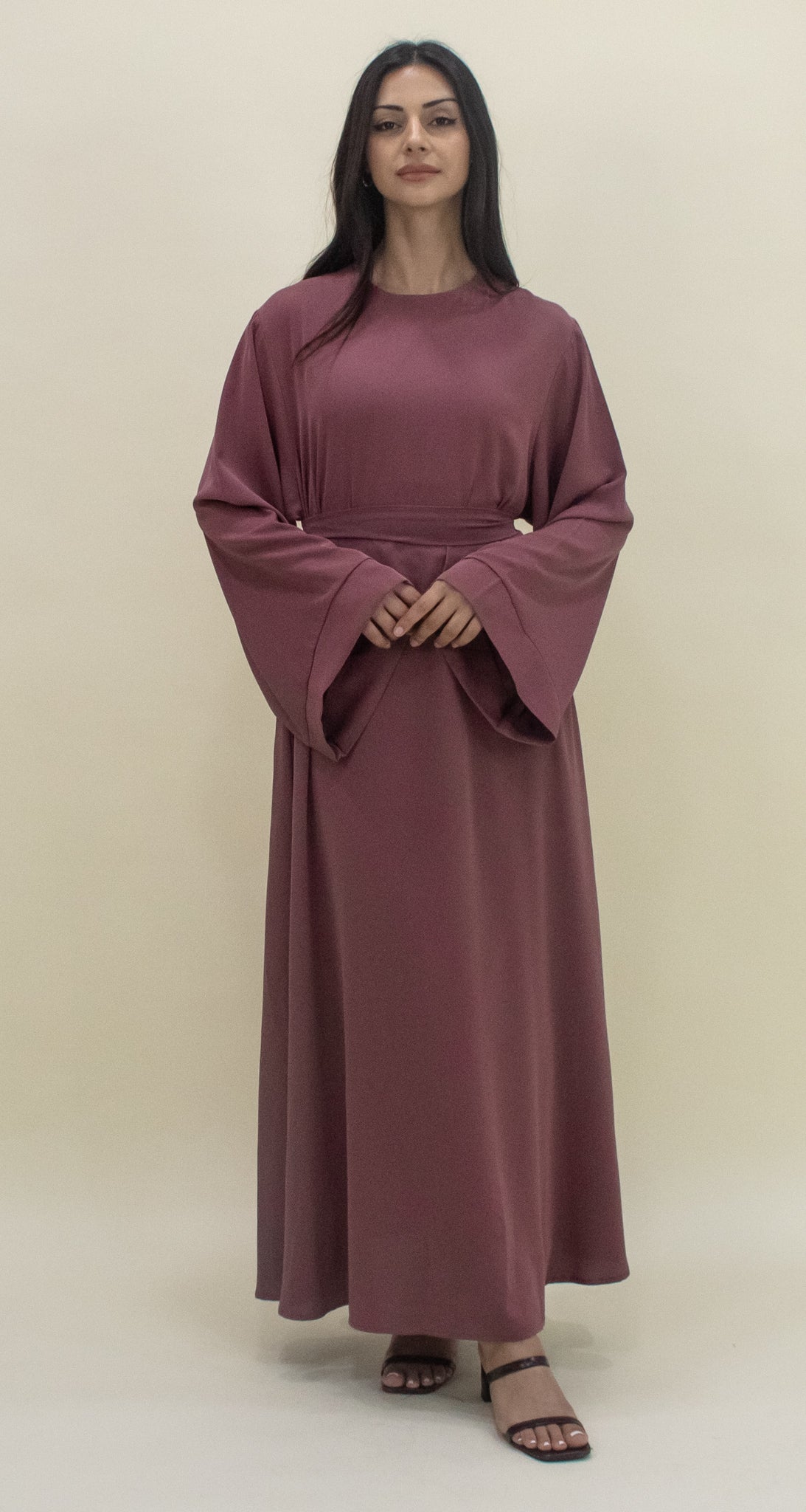 Hawa Abaya - Dusky Rose