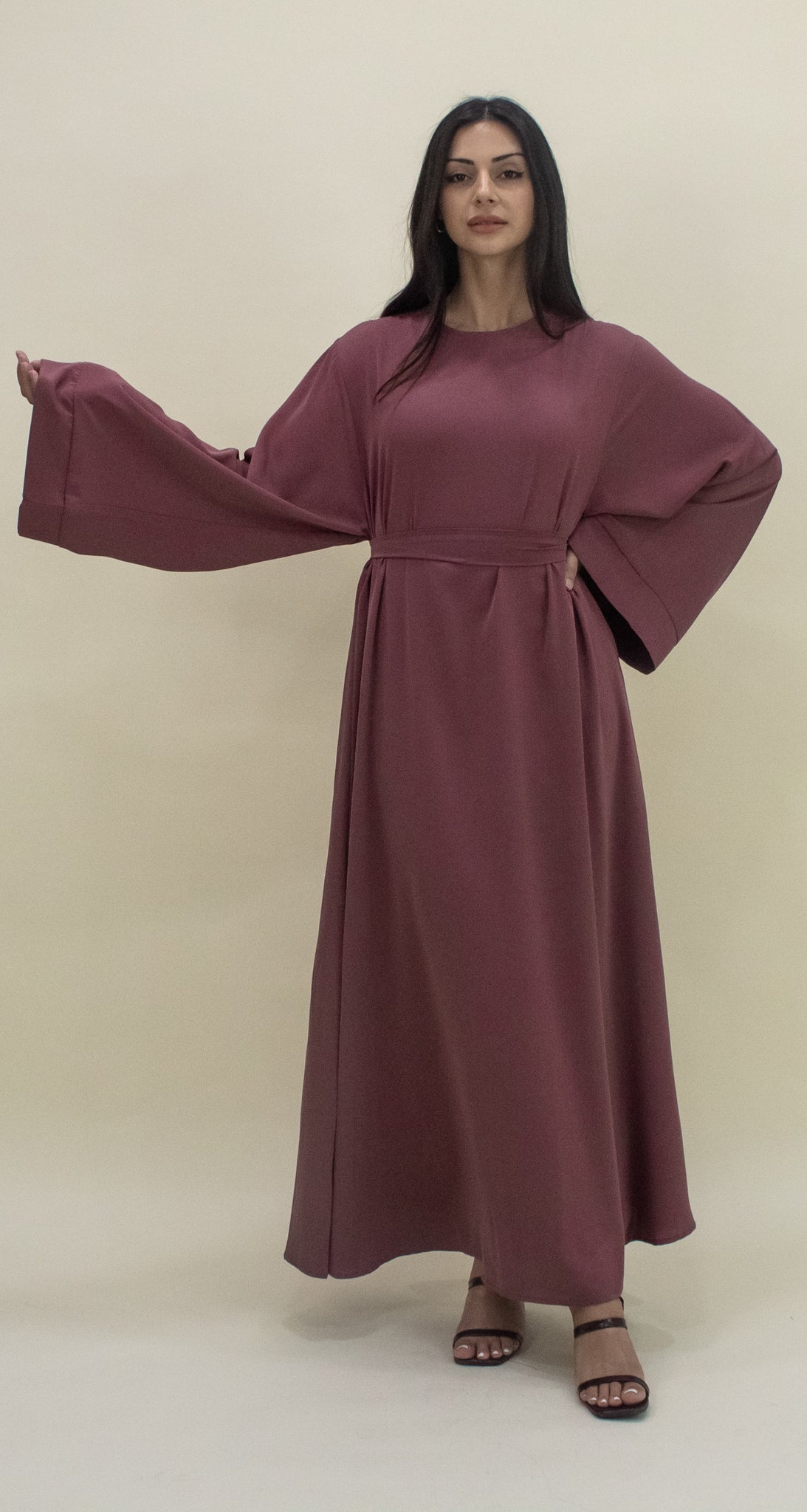 Hawa Abaya - Dusky Rose