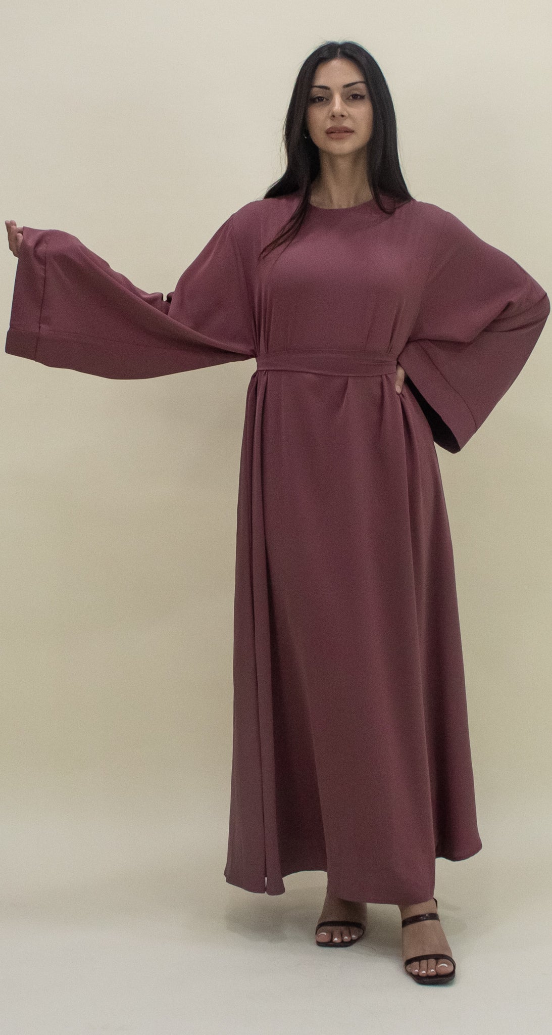 Hawa Abaya - Dusky Rose