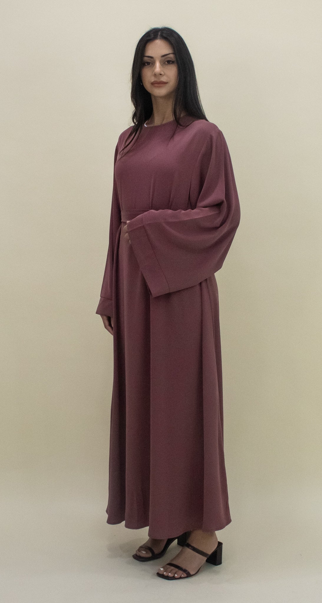 Hawa Abaya - Dusky Rose