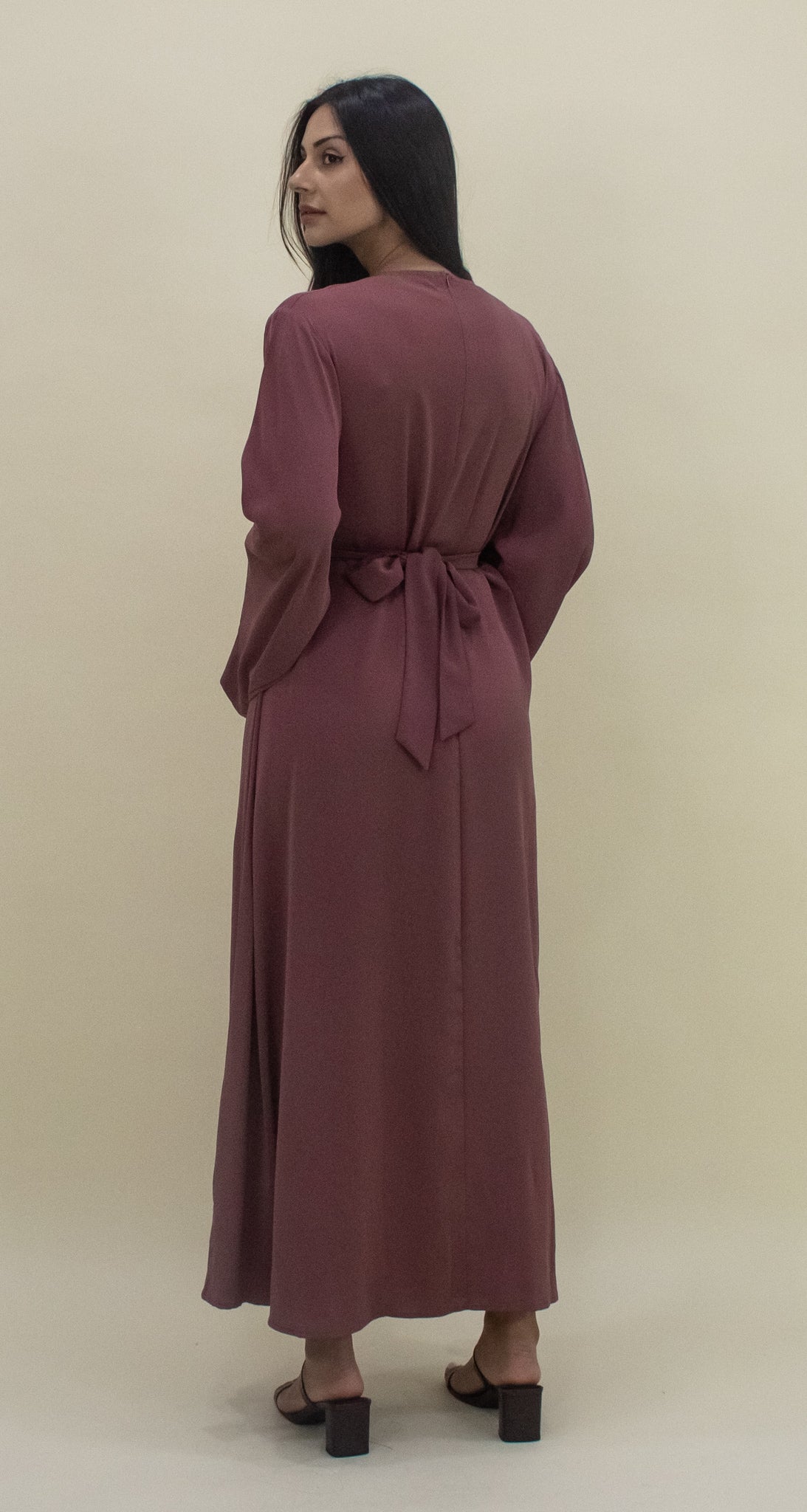 Hawa Abaya - Dusky Rose