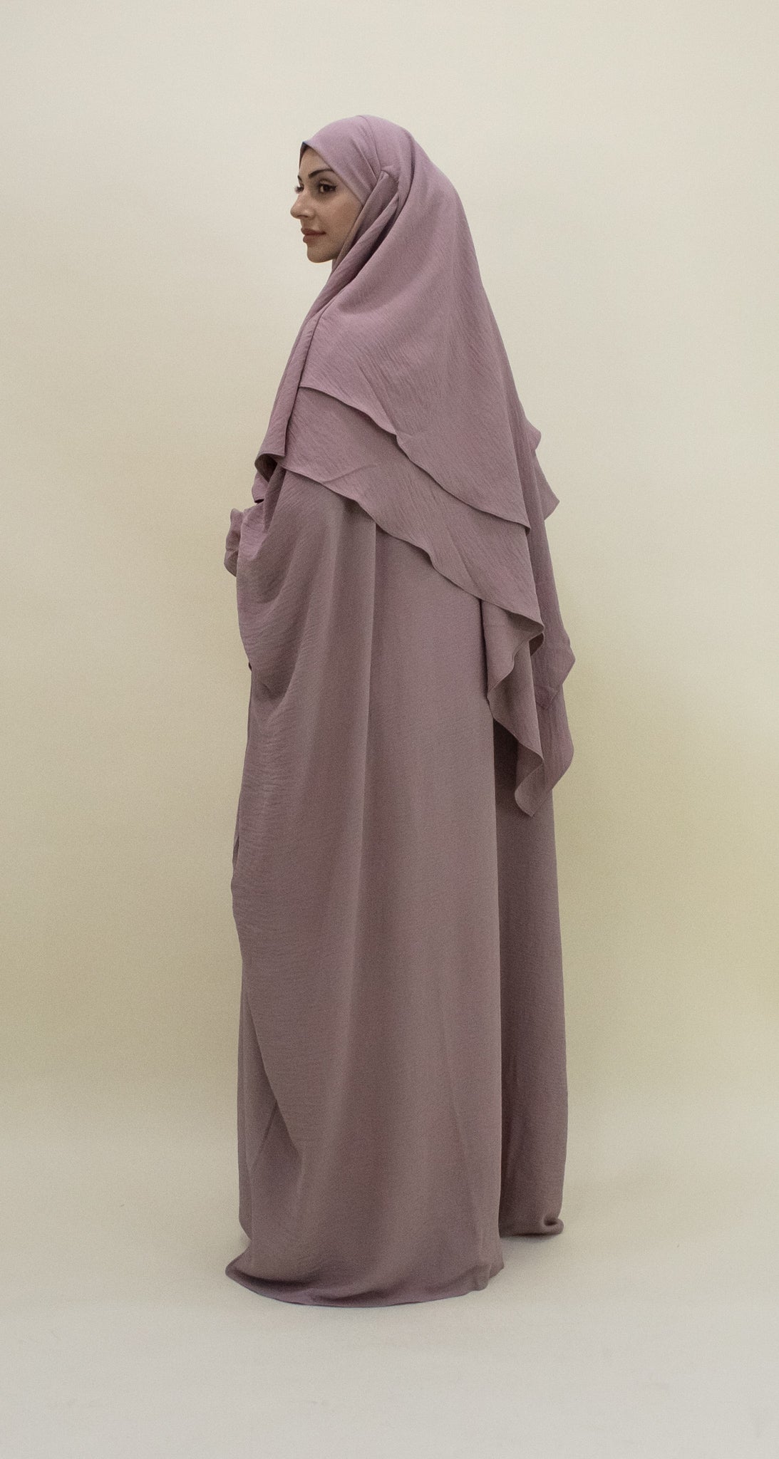 Amanah Ruffle Sleeve Abaya - (L/XL)