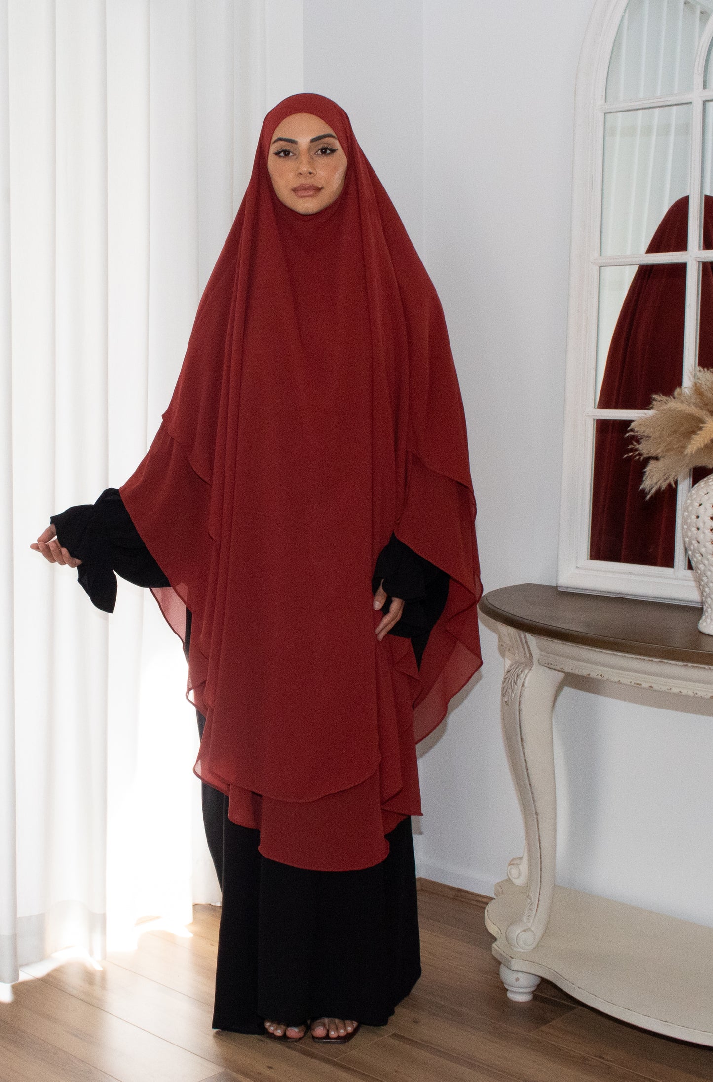 Layered Chiffon Khimars