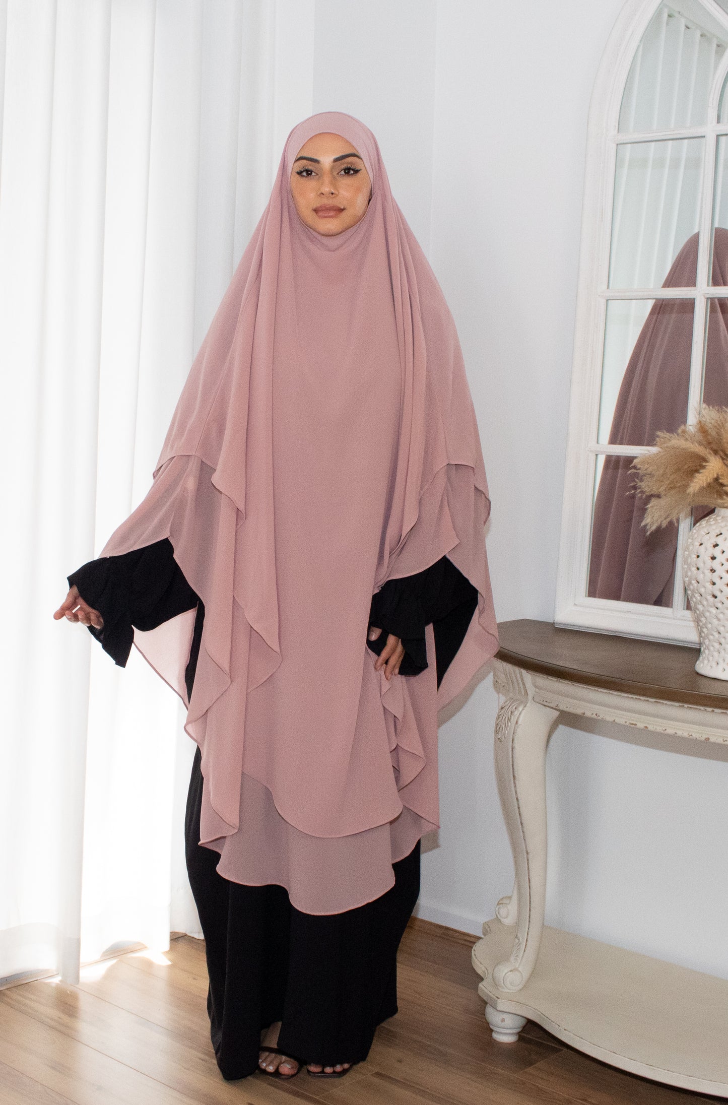 Layered Chiffon Khimars