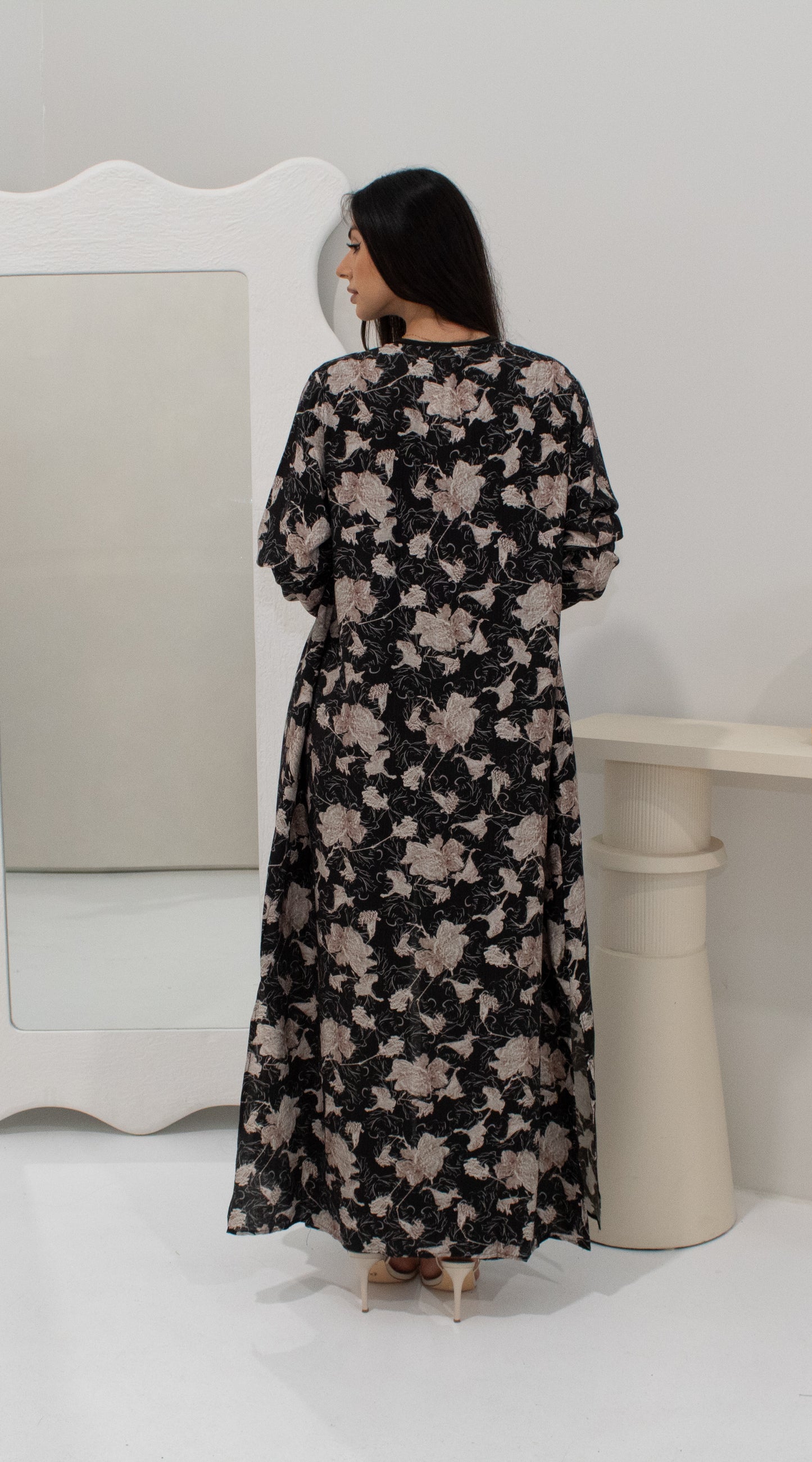 Elena Floral Set - Black