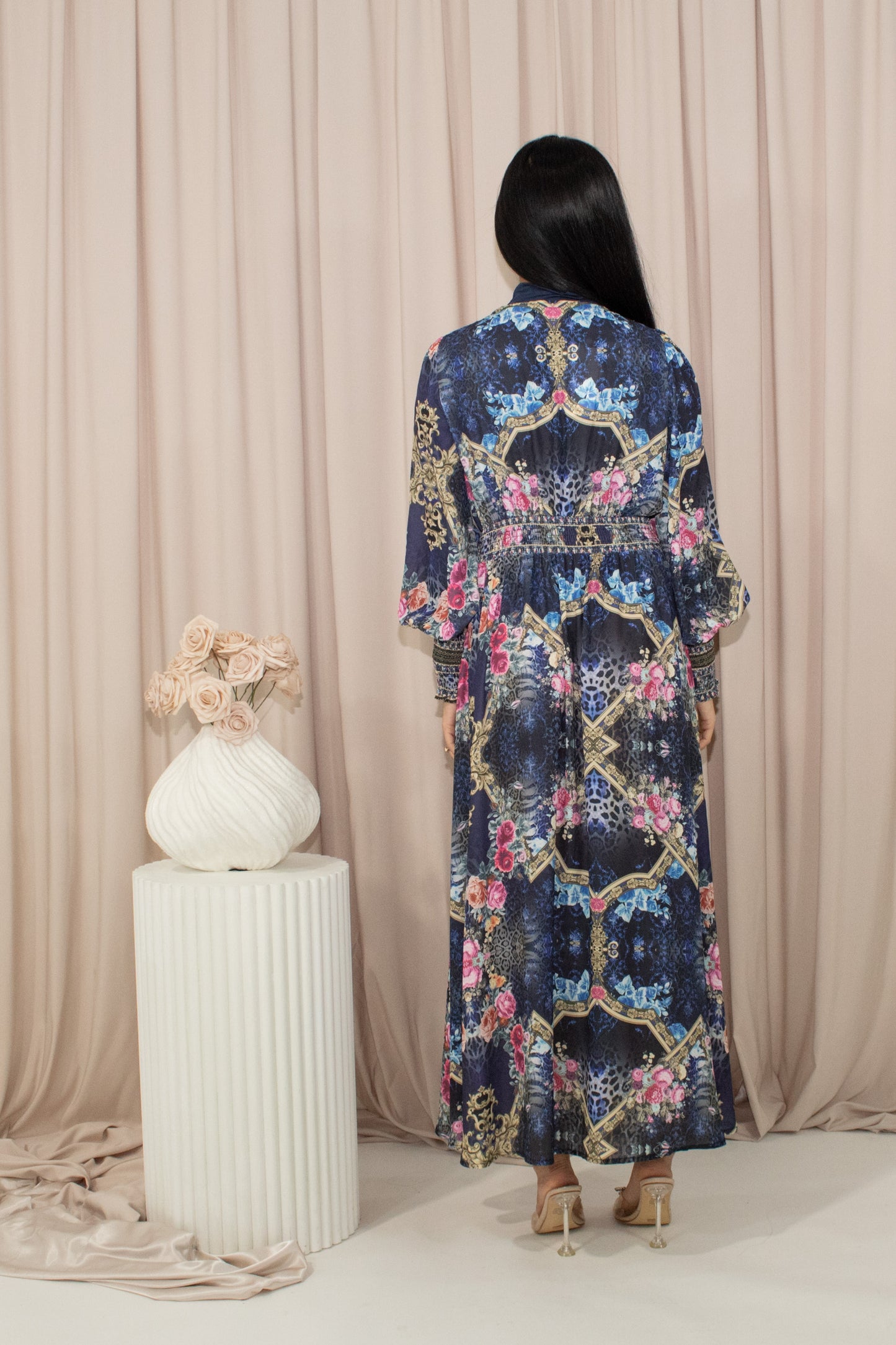 Gemstone Dress - Grey