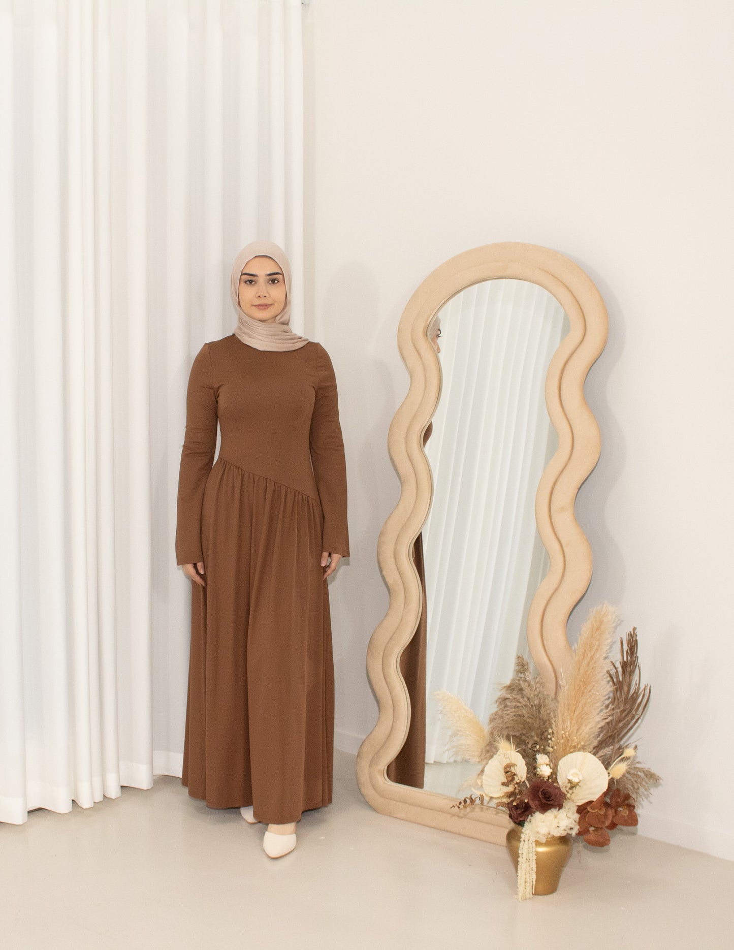 Gabby Dress - Brown