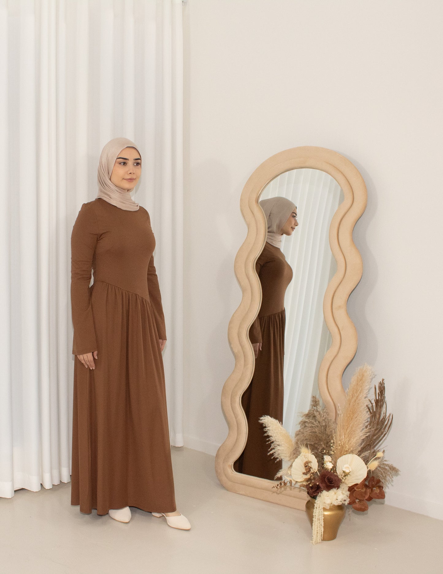 Gabby Dress - Brown