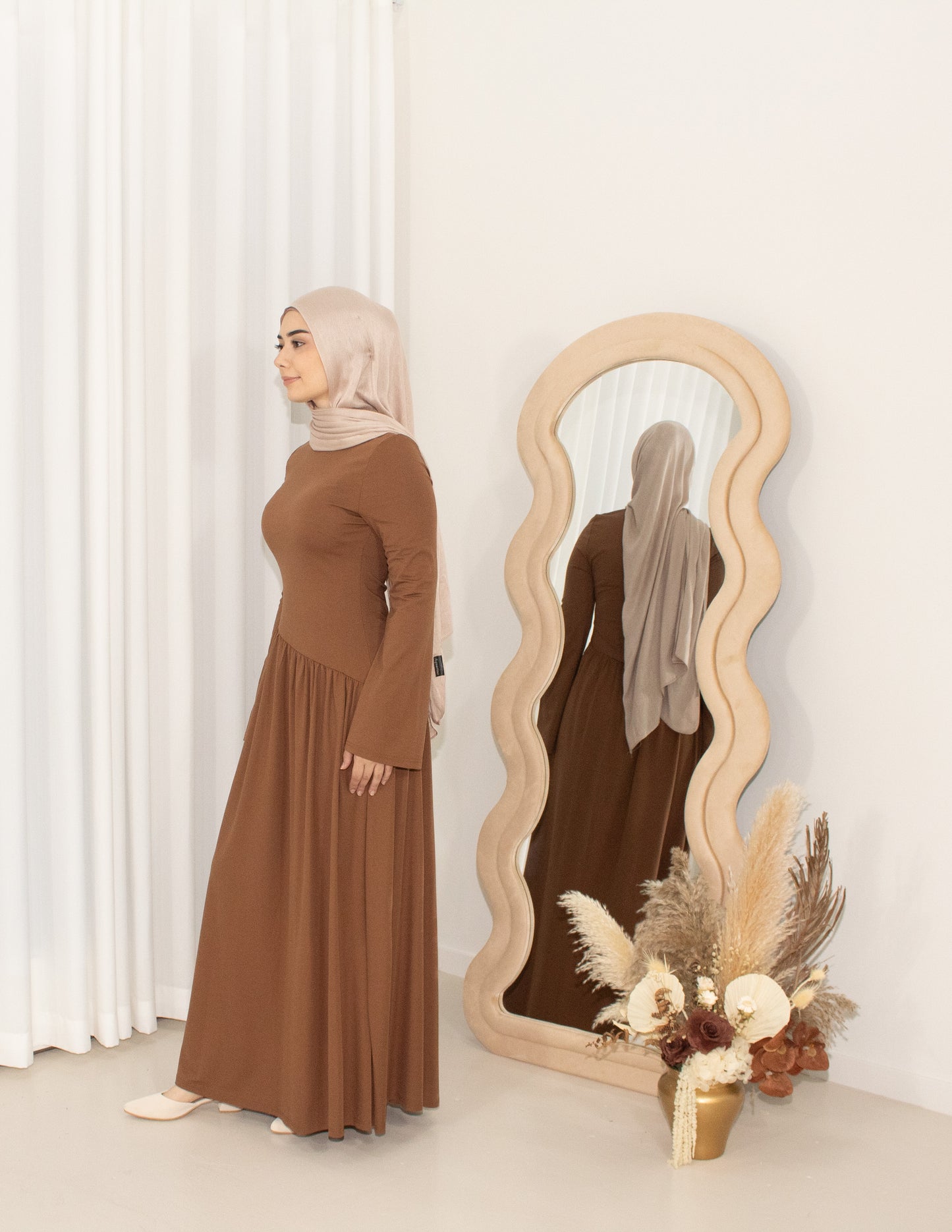 Gabby Dress - Brown