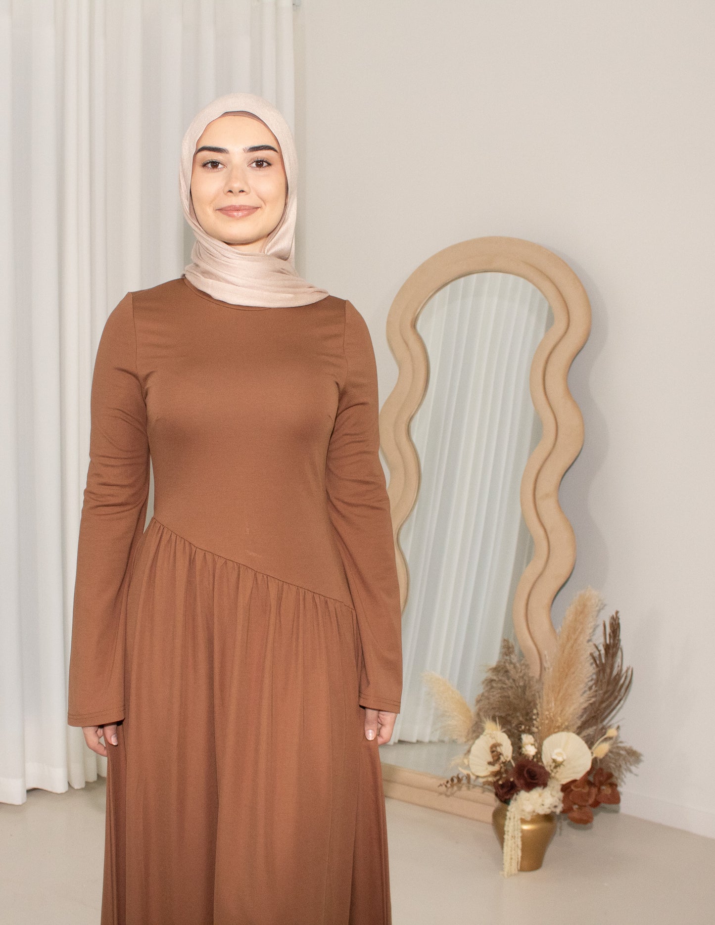Gabby Dress - Brown