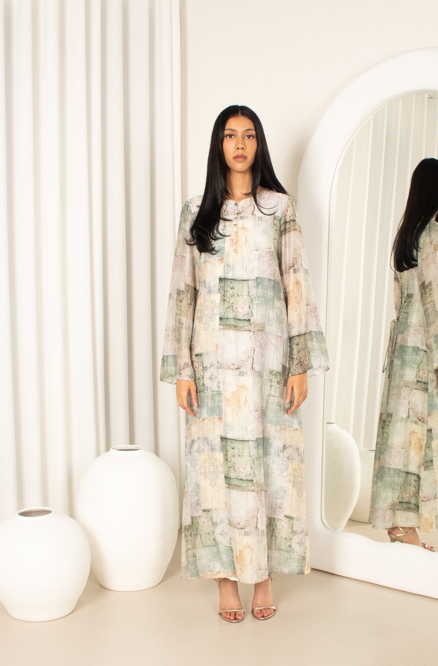 Yasmeena Dress- Sage